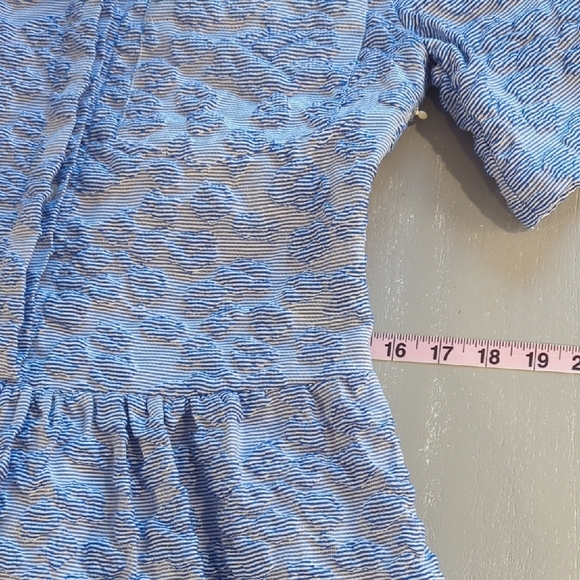 Shrimps‎ Henry Cloque Dress Blue size 6 - Picture 10 of 12